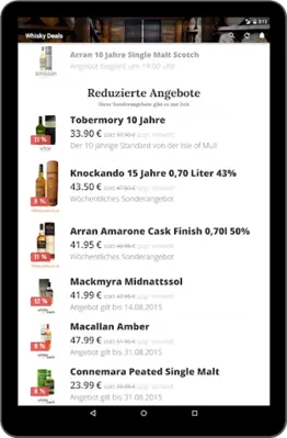 Whisky Deals android App screenshot 1